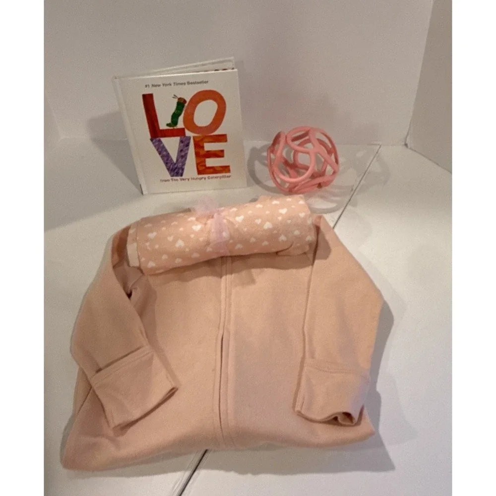 Eric Carle Baby Girl Shower Gift, New Mom & Infant Giftset Book, Outfit, Blanket